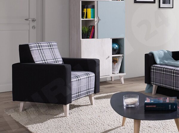 Mirjan24 Kreslo Temero, Dostupné poťahy: Gomez 12 + Lobox 05 5902928180190