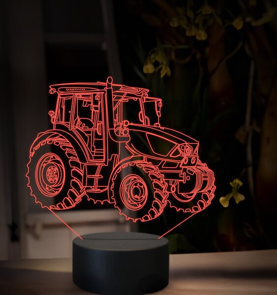 Beling 3D lampa, Zetor proxima hs 120,16 farebná U55