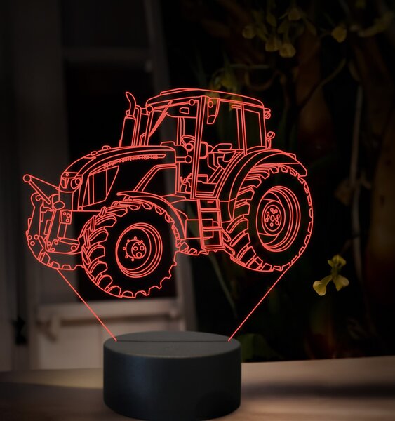 Beling 3D lampa, Zetor forterra hsx 140 ,16 farebná U53