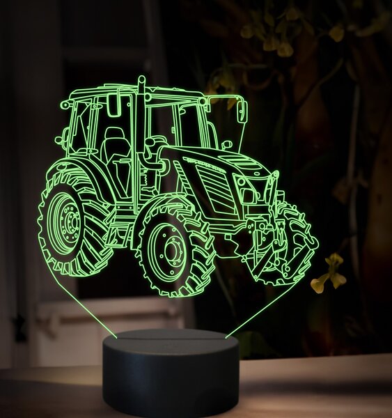 Beling 3D lampa, Zetor Major hs80 ,16 farebná U54