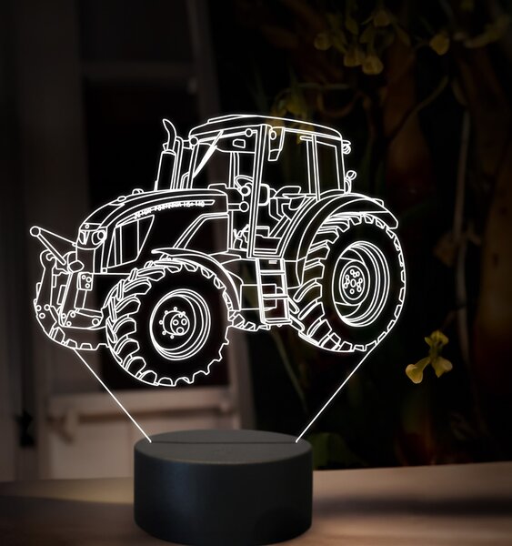Beling 3D lampa, Zetor forterra hsx 140 ,16 farebná U53