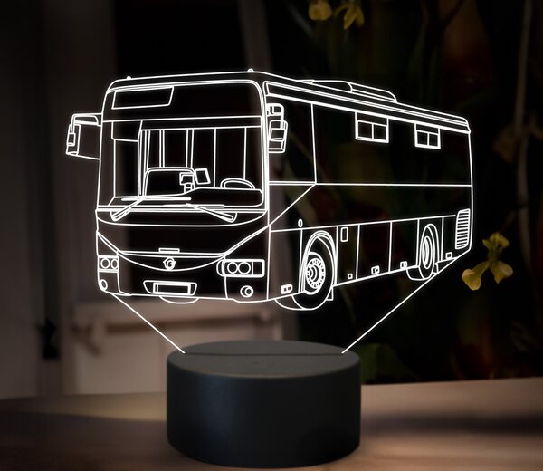 Beling 3D lampa,Irisbus Crossway12M, 16 farebná GS5