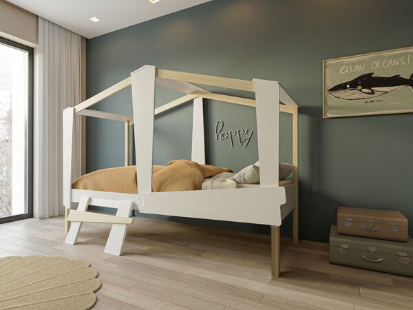 Detská posteľ Cabane 90x200 - biela