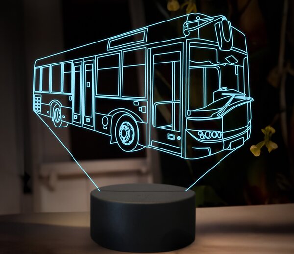 Beling 3D lampa,Solaris Urbino, 16 farebná GS13