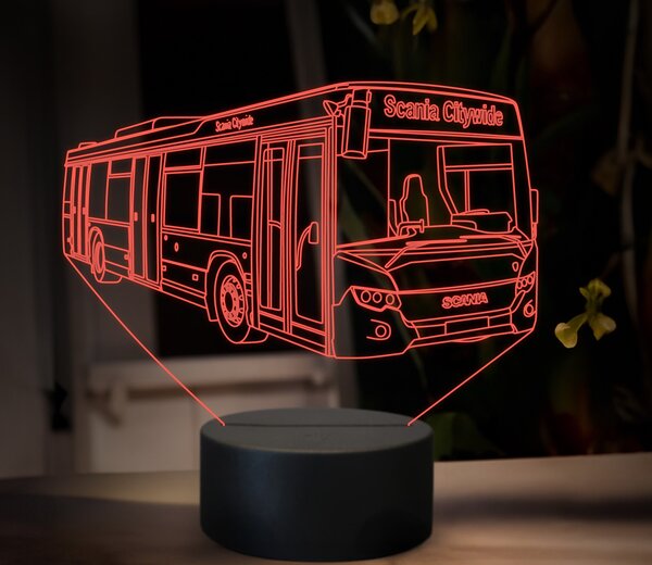 Beling 3D lampa,Scania Citywide, 16 farebná GS12