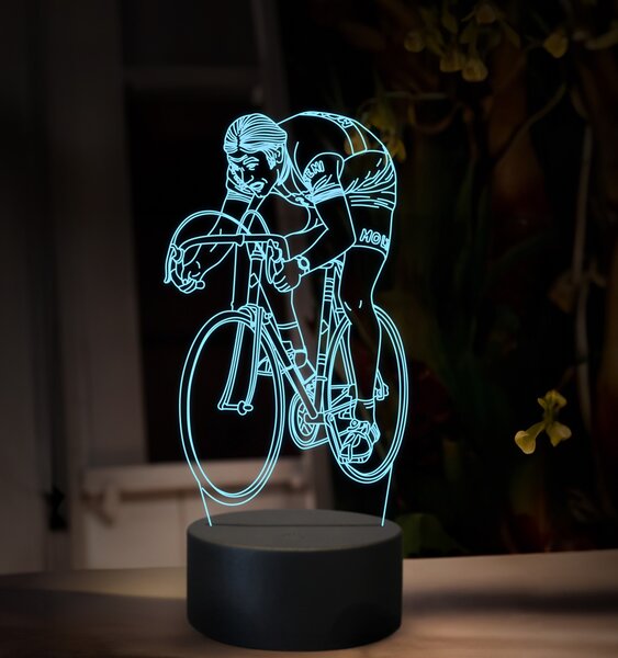 Beling 3D lampa,Eddy Merckx, 16 farebná,GX2