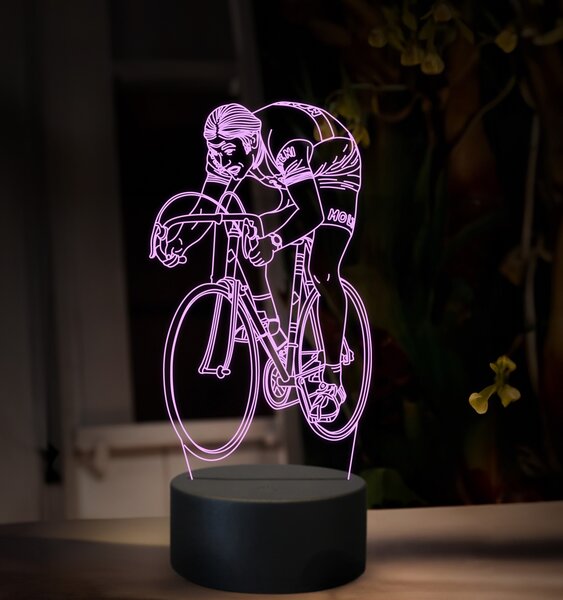 Beling 3D lampa,Eddy Merckx, 16 farebná,GX2