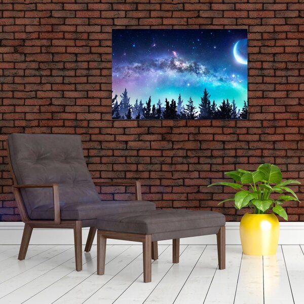 Obraz - Mliečna dráha (90x60 cm)