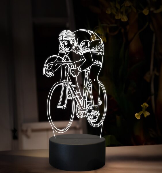Beling 3D lampa,Eddy Merckx, 16 farebná,GX2