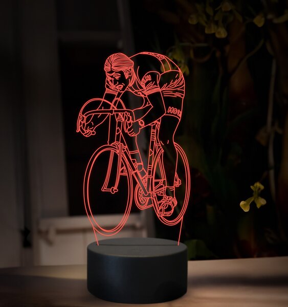 Beling 3D lampa,Eddy Merckx, 16 farebná,GX2