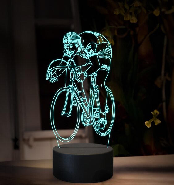 Beling 3D lampa,Eddy Merckx, 16 farebná,GX2