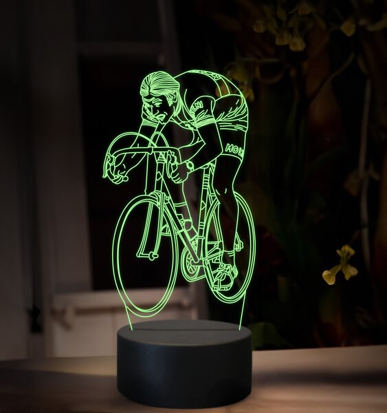 Beling 3D lampa,Eddy Merckx, 16 farebná,GX2