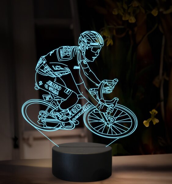 Beling 3D lampa, Jonas Vingegaard, 16 farebná,GX5