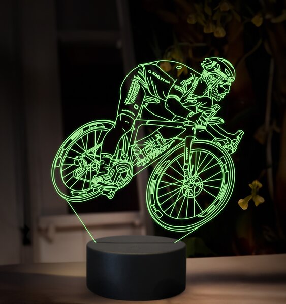 Beling 3D lampa, Mark Cavendish, 16 farebná,GX6