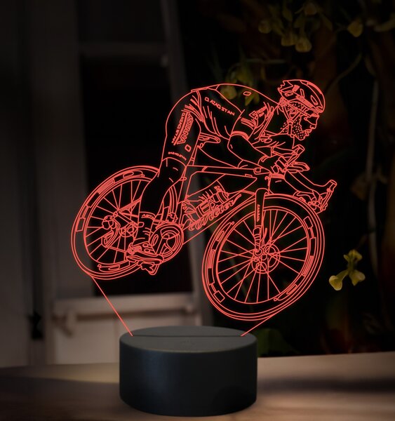Beling 3D lampa, Mark Cavendish, 16 farebná,GX6