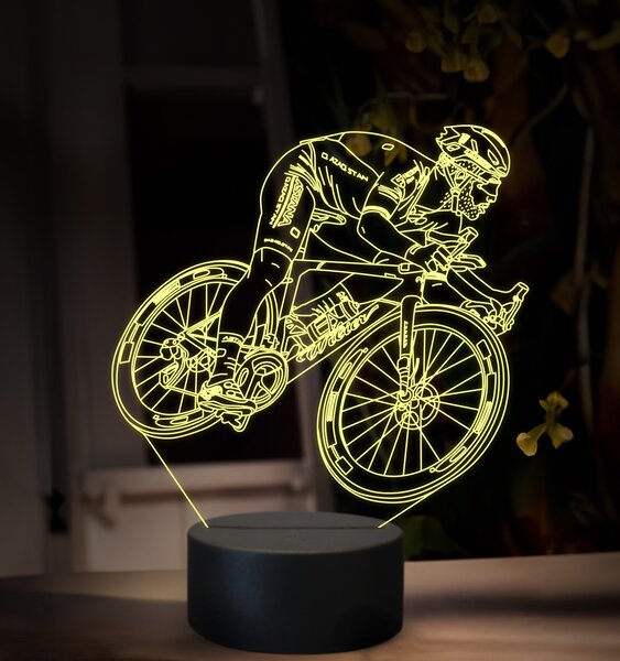Beling 3D lampa, Mark Cavendish, 16 farebná,GX6