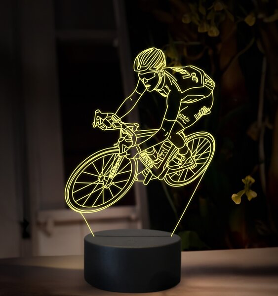 Beling 3D lampa, Primož Roglič, 16 farebná,GX7