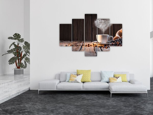 Obraz - Čas na kávu (150x105 cm)