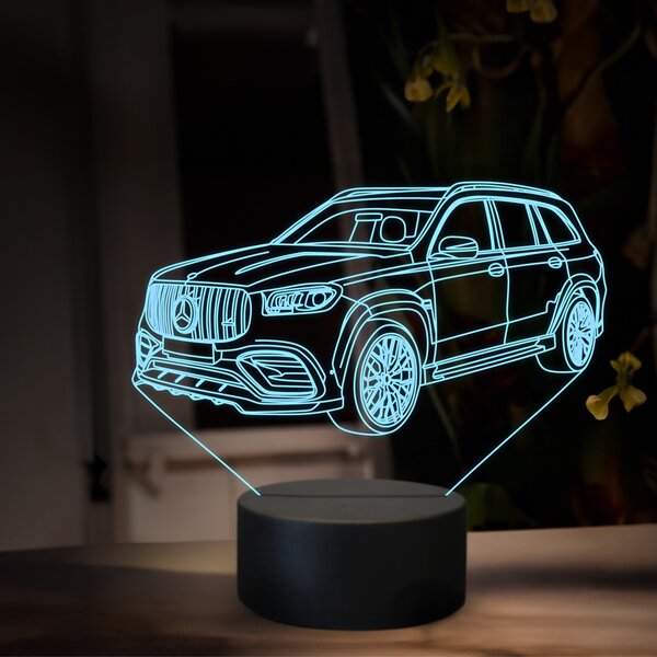 Beling 3D lampa, Mercedes GLS 63 AMG, 16 farebná O35
