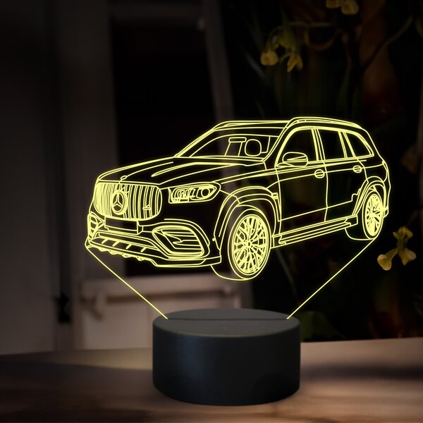 Beling 3D lampa, Mercedes GLS 63 AMG, 16 farebná O35
