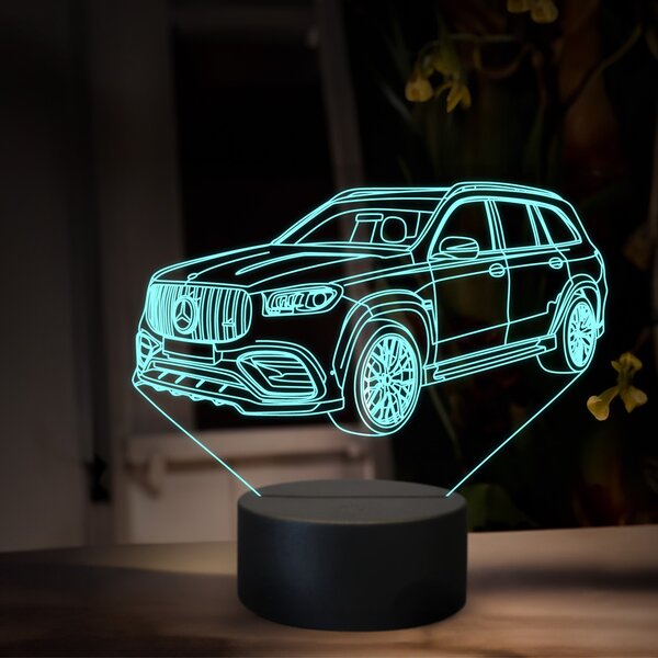 Beling 3D lampa, Mercedes GLS 63 AMG, 16 farebná O35