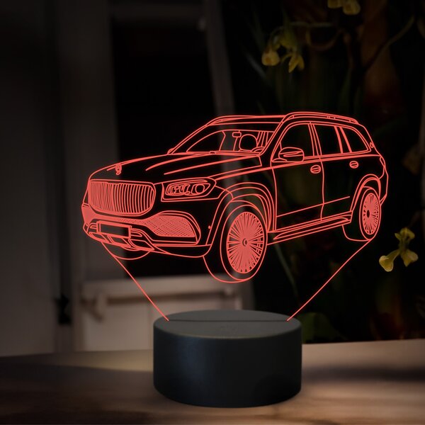 Beling 3D lampa, Mercedes Maybach GLS, 16 farebná O36