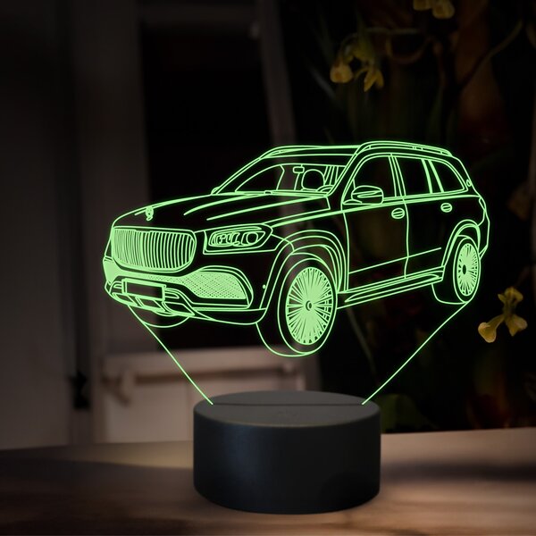 Beling 3D lampa, Mercedes Maybach GLS, 16 farebná O36