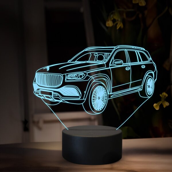 Beling 3D lampa, Mercedes Maybach GLS, 16 farebná O36
