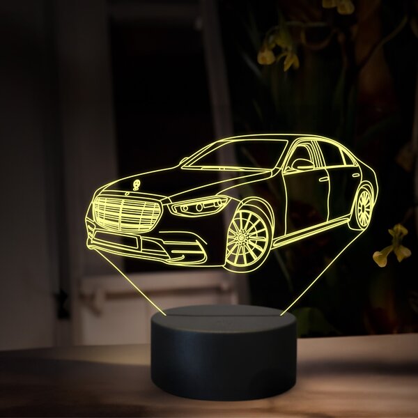 Beling 3D lampa, Mercedes S500, 16 farebná O37