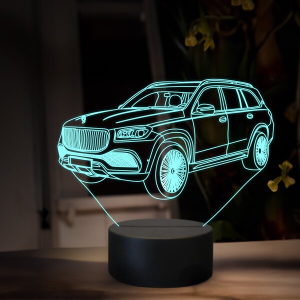 Beling 3D lampa, Mercedes Maybach GLS, 16 farebná O36