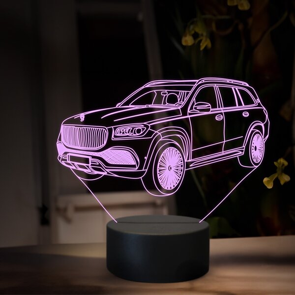 Beling 3D lampa, Mercedes Maybach GLS, 16 farebná O36