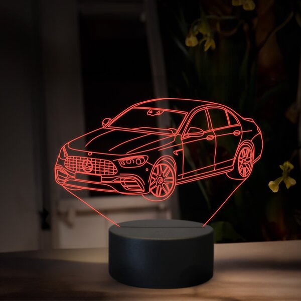 Beling 3D lampa, Mercedes W213 , 16 farebná O39