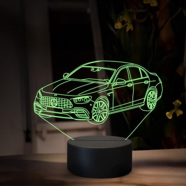 Beling 3D lampa, Mercedes W213 , 16 farebná O39