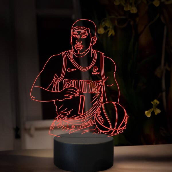 Beling 3D lampa, Devin Booker, 16 farebná QX22