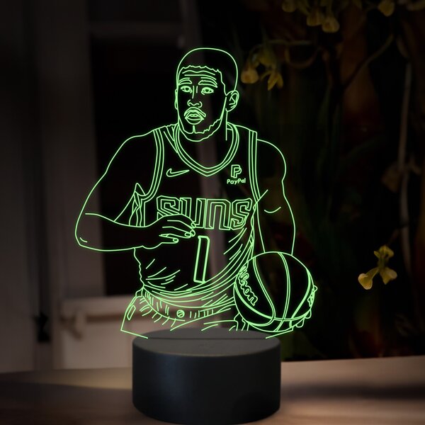 Beling 3D lampa, Devin Booker, 16 farebná QX22