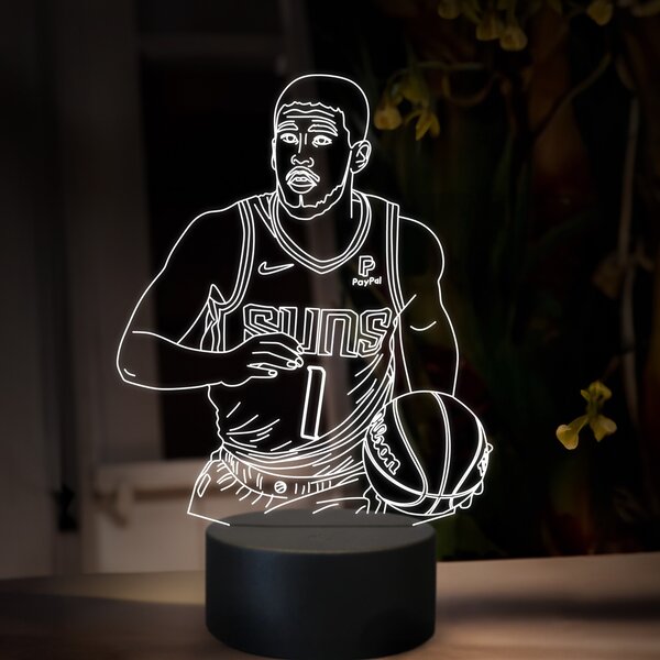 Beling 3D lampa, Devin Booker, 16 farebná QX22