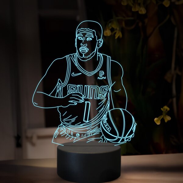 Beling 3D lampa, Devin Booker, 16 farebná QX22