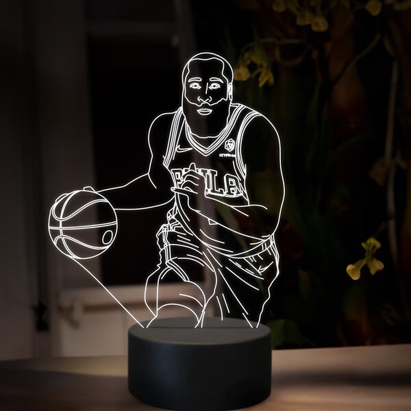 Beling 3D lampa, James Harden, 16 farebná QX24