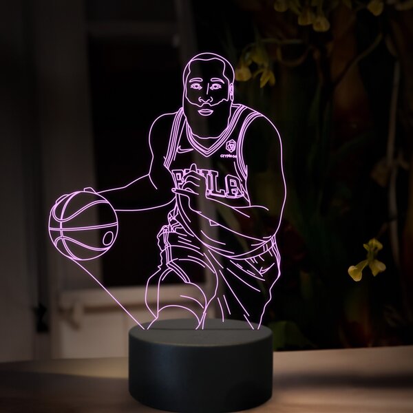 Beling 3D lampa, James Harden, 16 farebná QX24