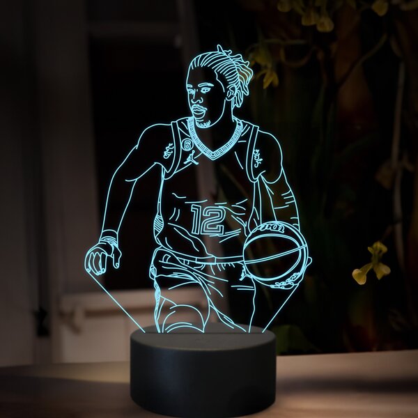 Beling 3D lampa, Ja Morant, 16 farebná QX25