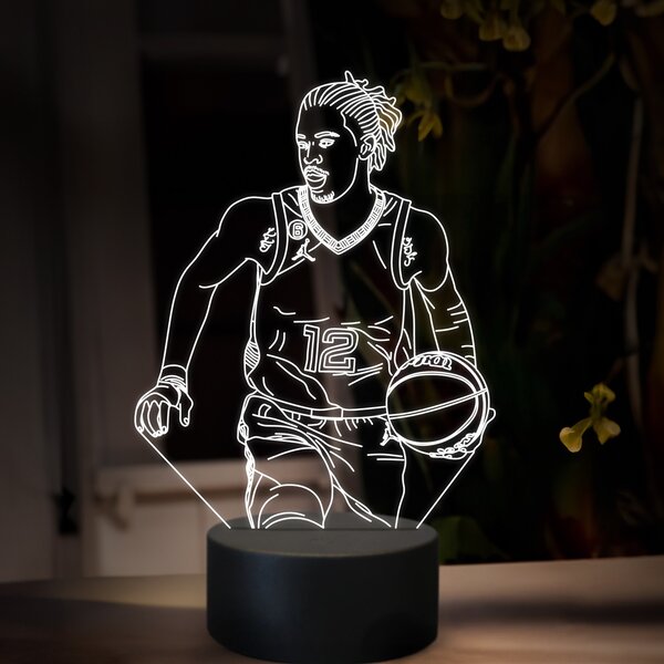 Beling 3D lampa, Ja Morant, 16 farebná QX25