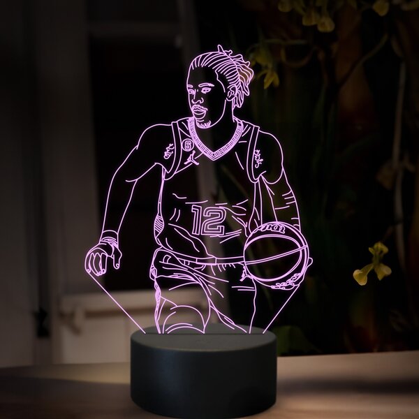 Beling 3D lampa, Ja Morant, 16 farebná QX25