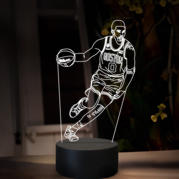 Beling 3D lampa, Jayson Tatum, 16 farebná QX26
