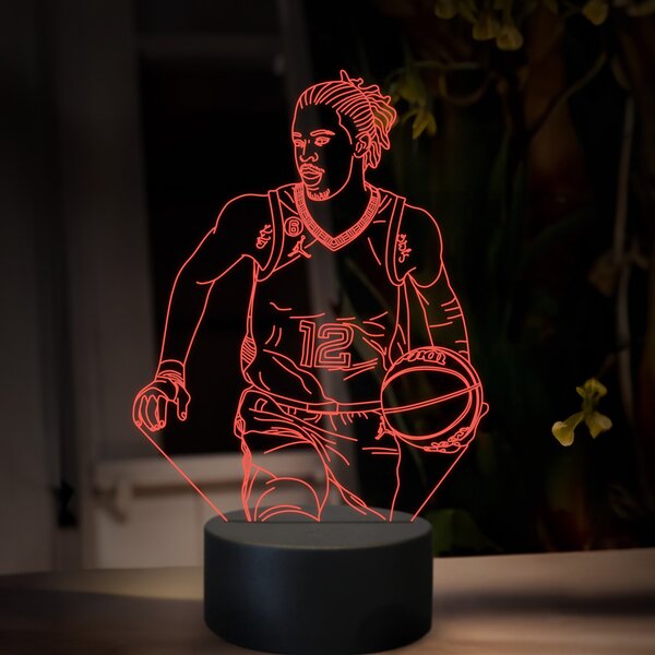 Beling 3D lampa, Ja Morant, 16 farebná QX25