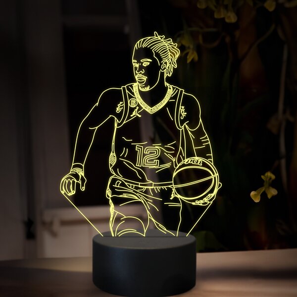 Beling 3D lampa, Ja Morant, 16 farebná QX25
