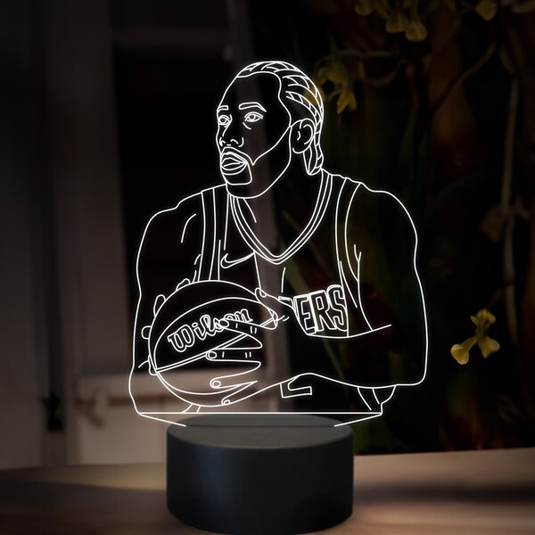 Beling 3D lampa, Kawhi Leonard, 16 farebná QX29