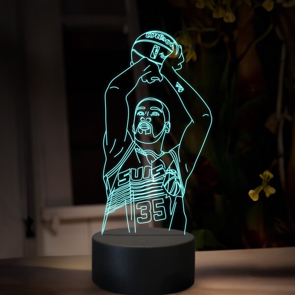 Beling 3D lampa,Kevin Durant, 16 farebná QX30