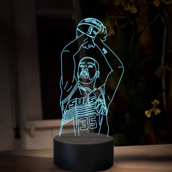 Beling 3D lampa,Kevin Durant, 16 farebná QX30