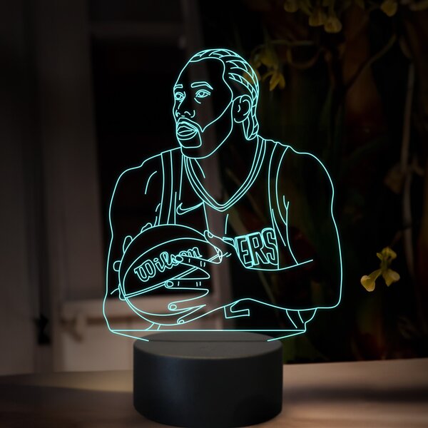 Beling 3D lampa, Kawhi Leonard, 16 farebná QX29