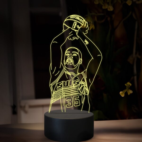Beling 3D lampa,Kevin Durant, 16 farebná QX30